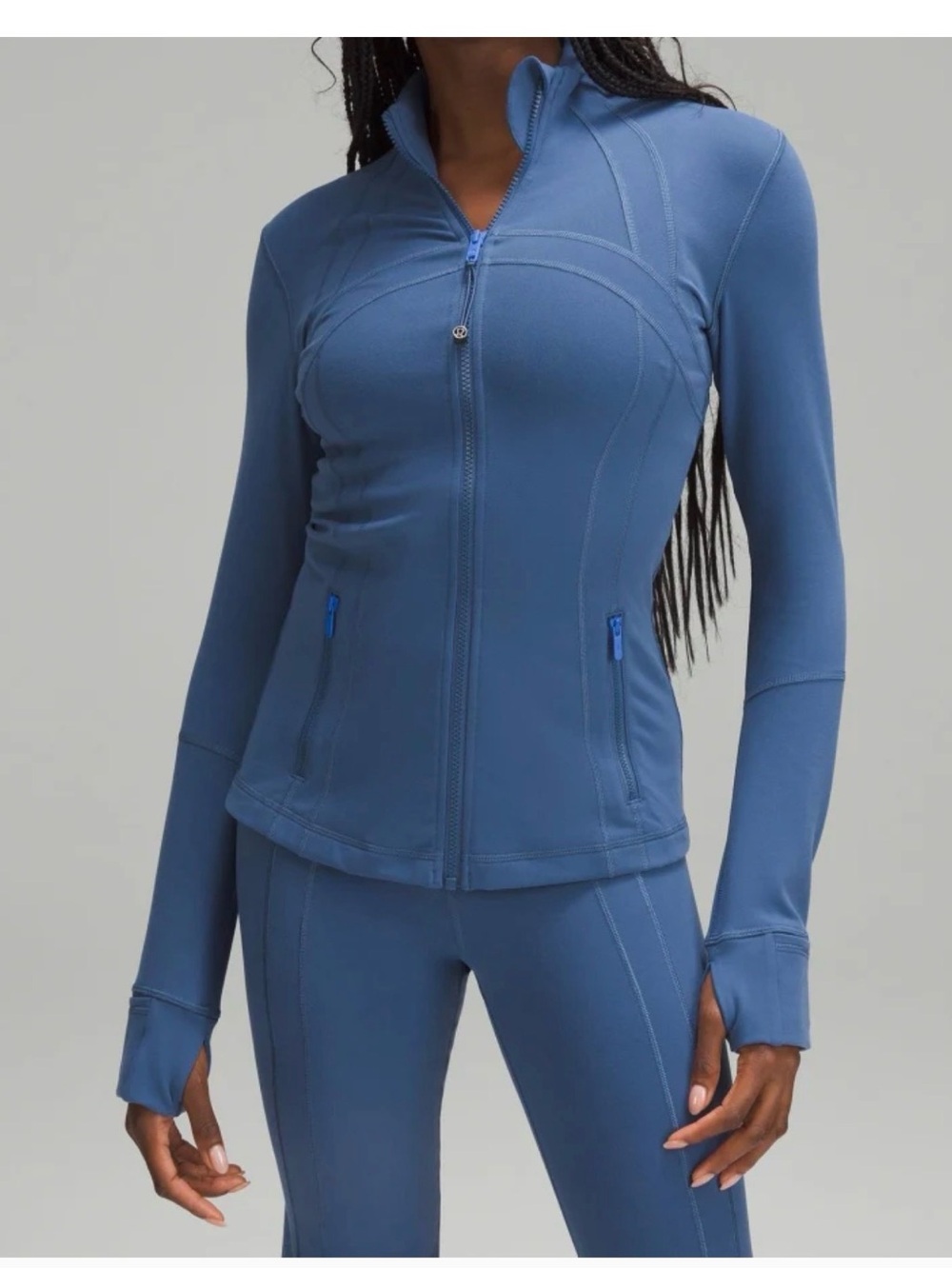 Lululemon Define Jacket Nulu in Pitch Blue 
Size 6
